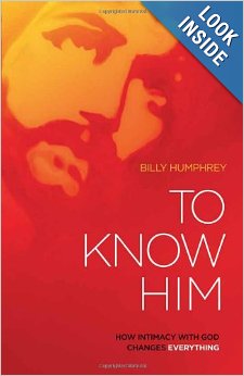 Billy Humphrey's new book "To Know Him."